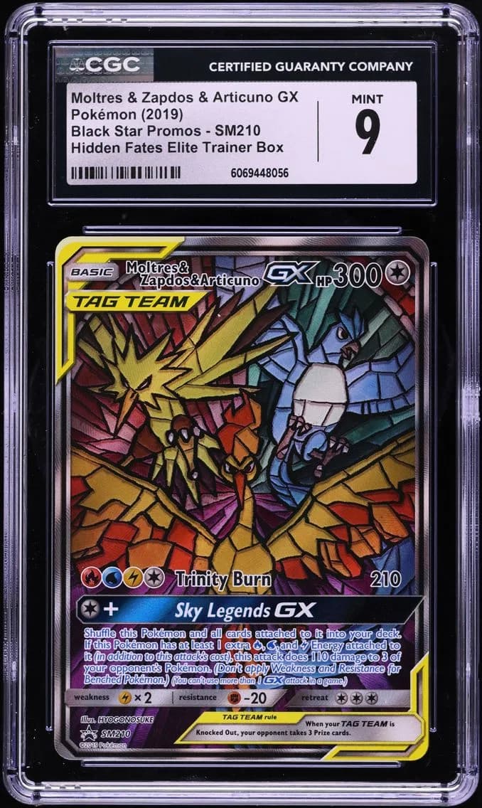 2019 #SM210 Full Art/Moltres & Z