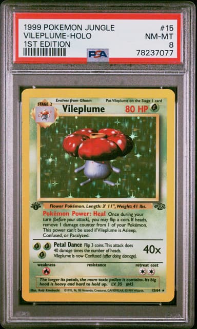 Vileplume-Holo 1st Edition