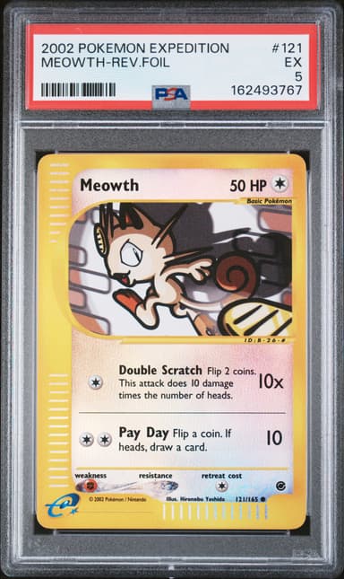 Meowth-Reverse Foil