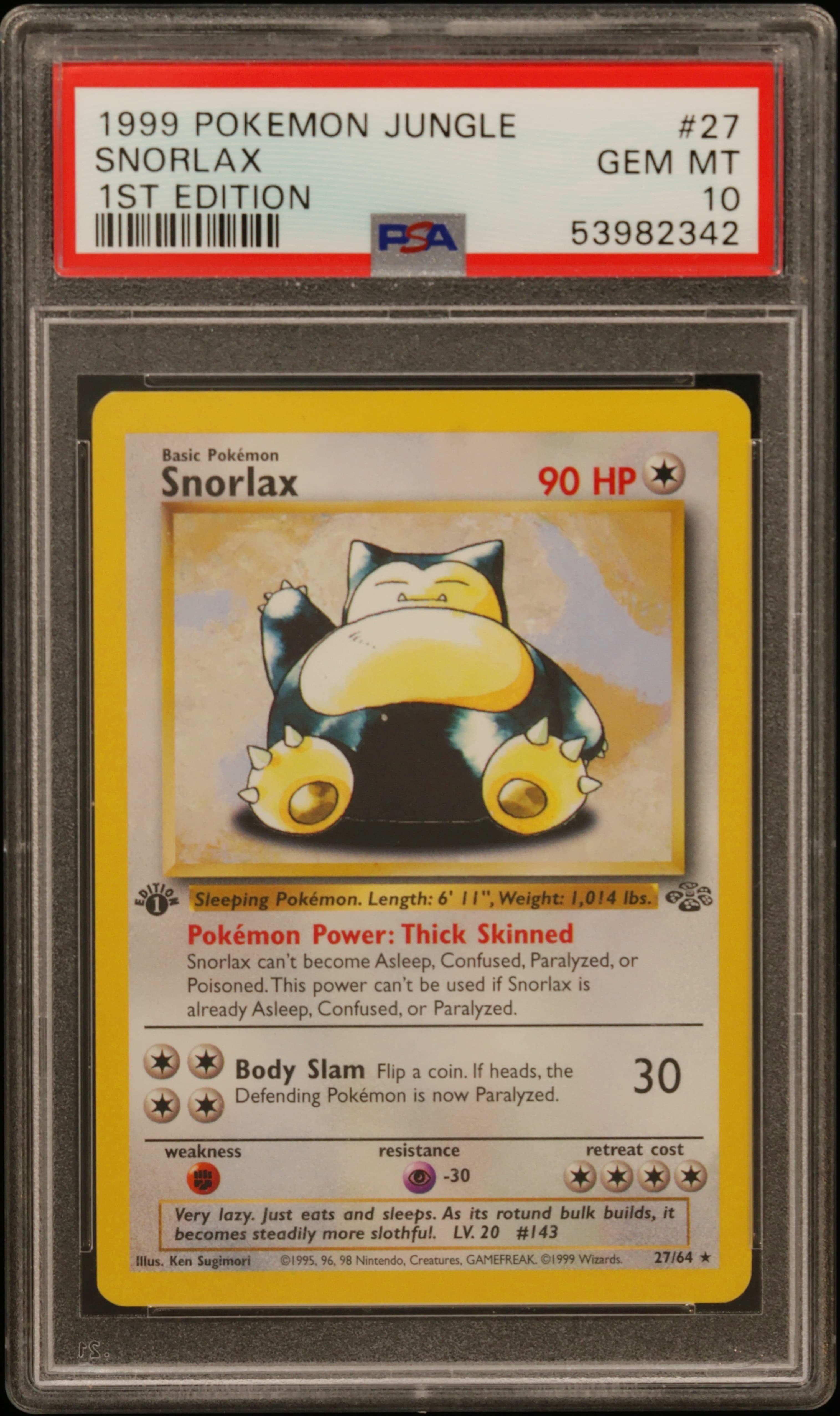 Snorlax 1st Edition