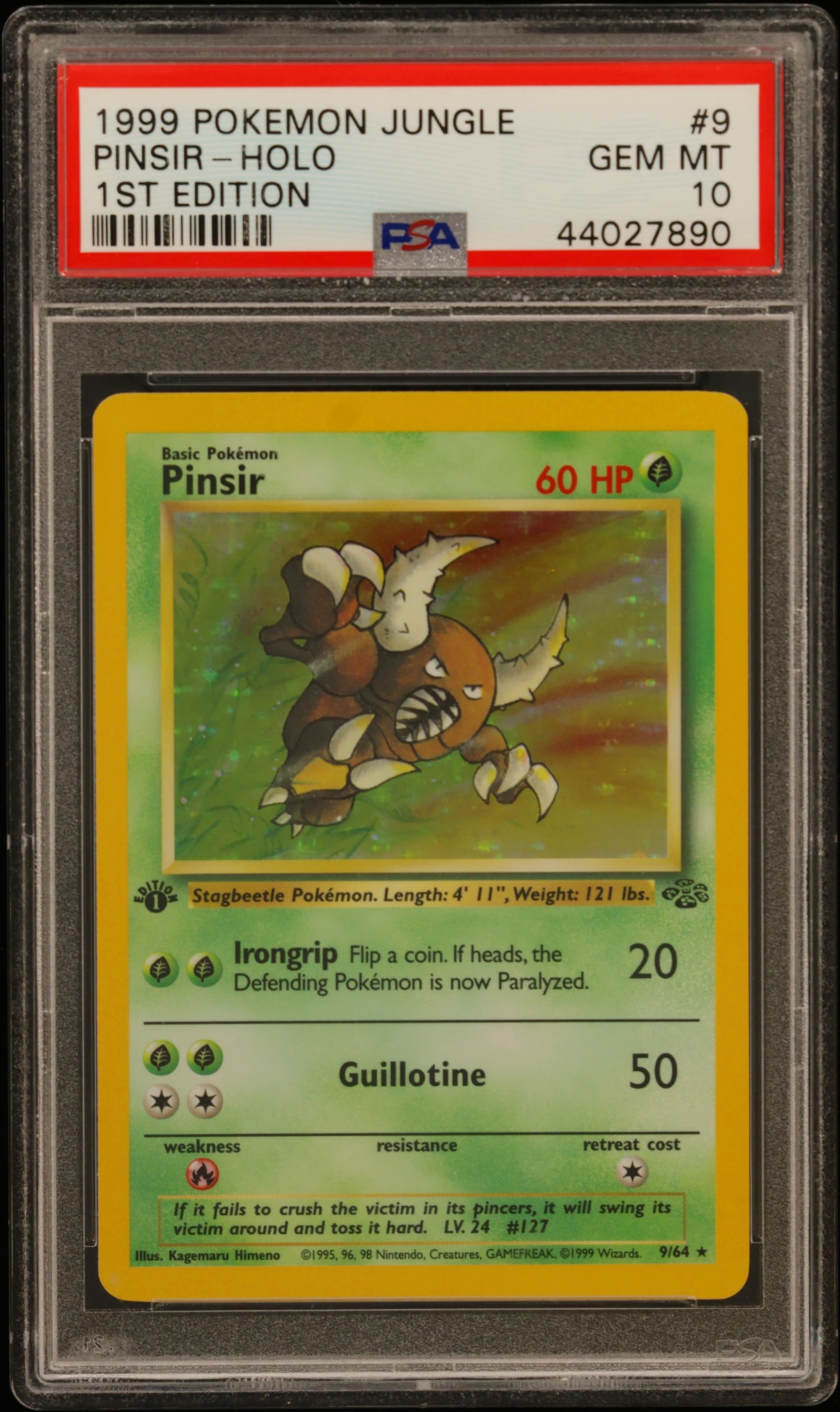 Pinsir-Holo 1st Edition