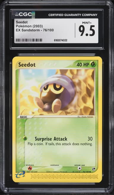 Pokemon EX Sandstorm Seedot #76