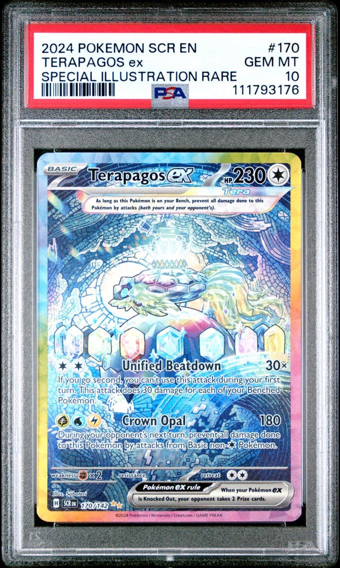 2024 #170 Terapagos EX PSA 10 Sc