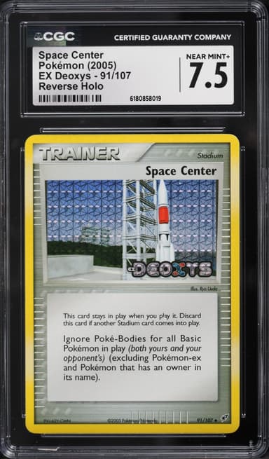 Pokemon EX Deoxys Reverse Holo Space Center #91