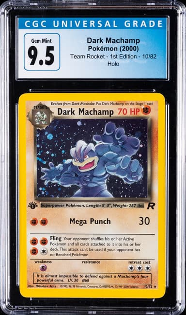 Dark Machamp-Holo 1st Edition