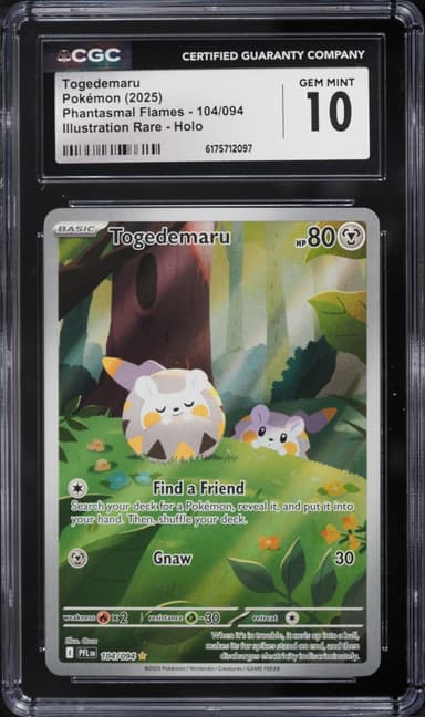 Pokemon Mega Evolution Phantasmal Flames IR Togedemaru #104