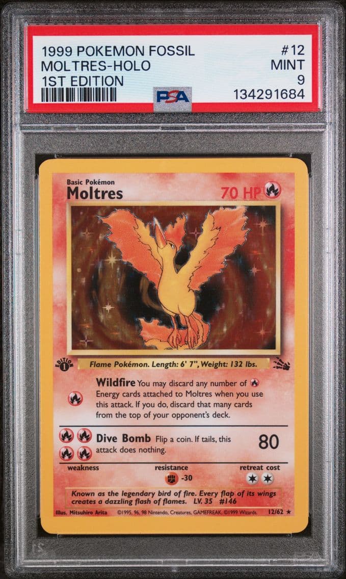 1999 #12 Moltres-Holo 1st Editio