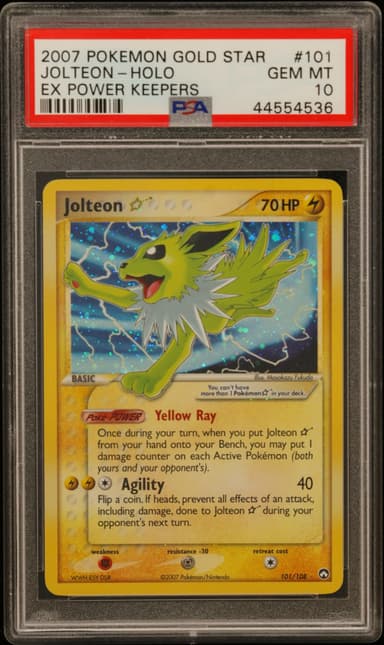 Jolteon-Holo Gold Star