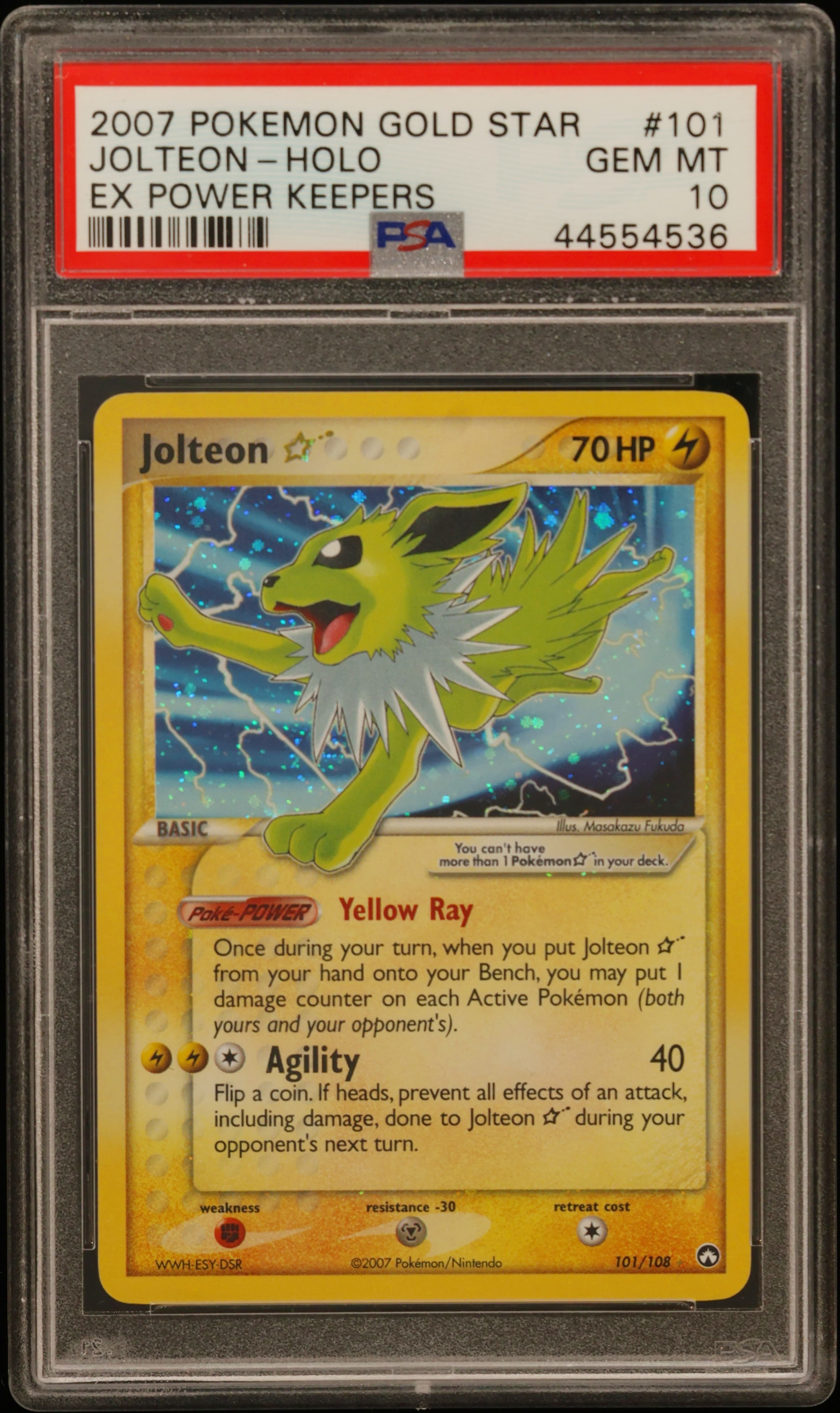 Jolteon-Holo Gold Star