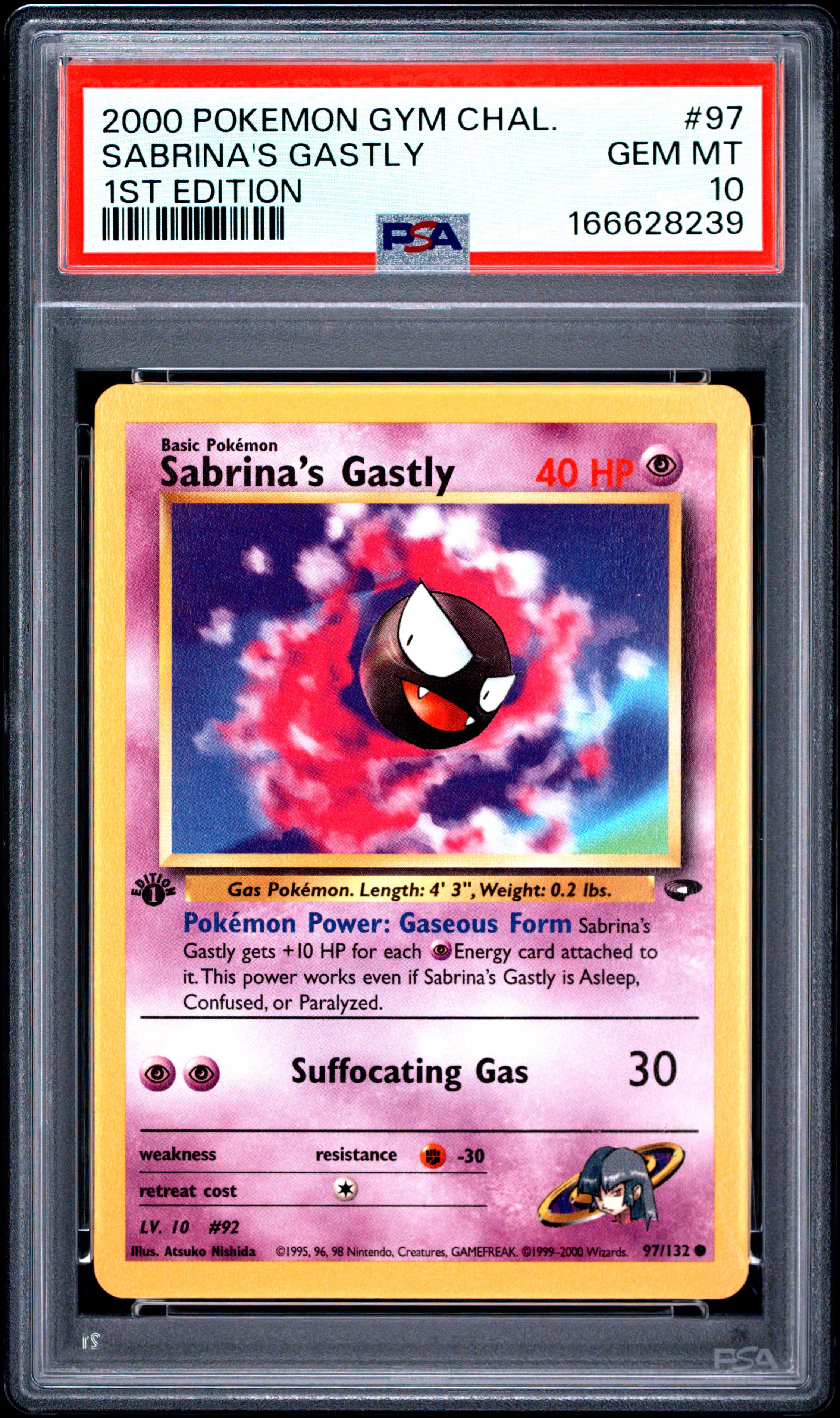 Sabrina's Gastly 1st Edition
