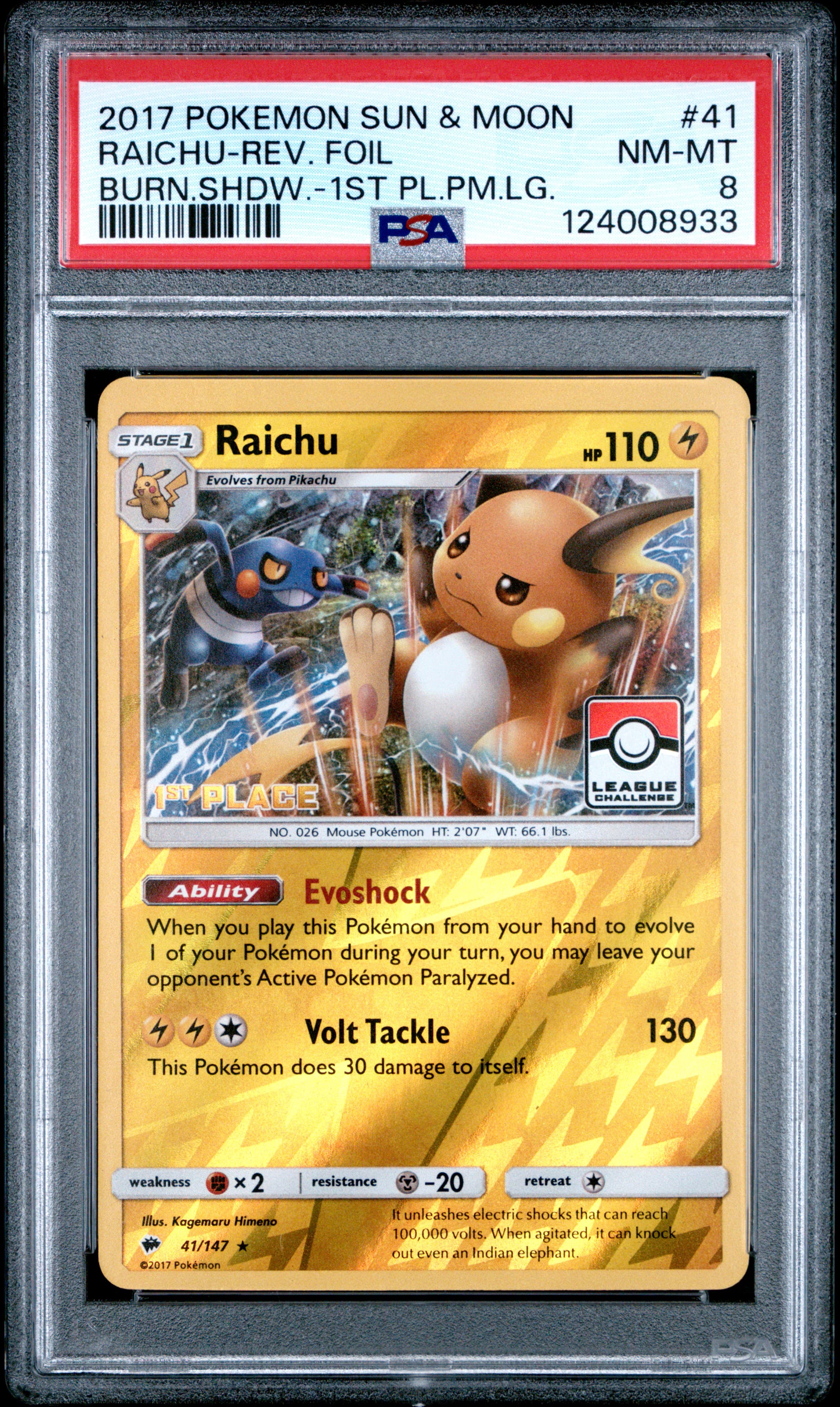 Raichu-Reverse Foil