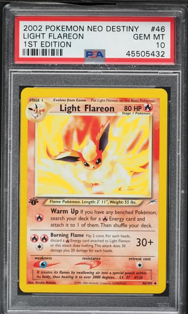 Light Flareon 1st Edition