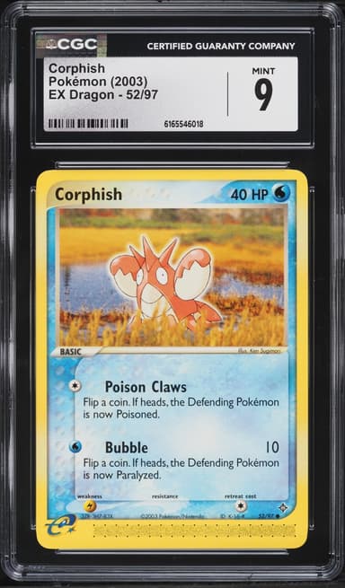 Pokemon EX Dragon Corphish #52