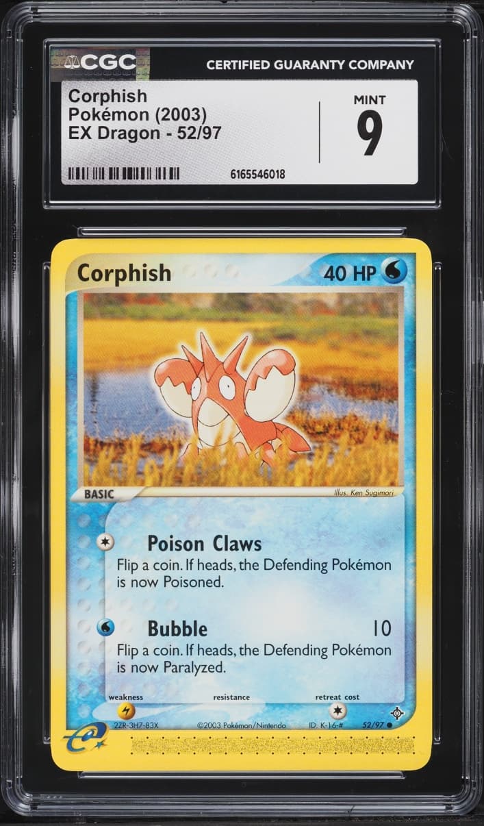 Pokemon EX Dragon Corphish #52