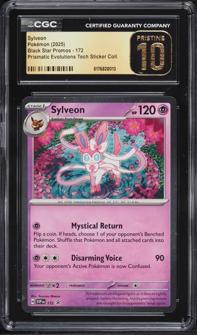 Pokemon SV Promo Prismatic Evolutions Tech Sticker Sylveon #172
