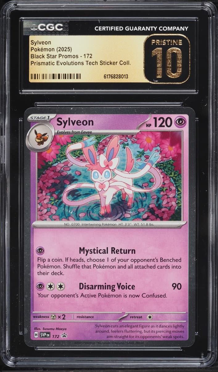 Pokemon SV Promo Prismatic Evolutions Tech Sticker Sylveon #172