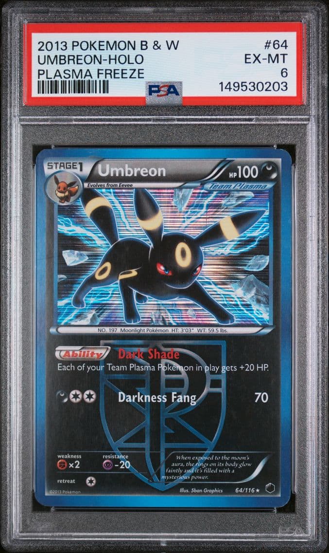 2013 #64 Umbreon-Holo PSA 6 Blac