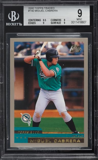 Topps Traded Miguel Cabrera ROOKIE #T40
