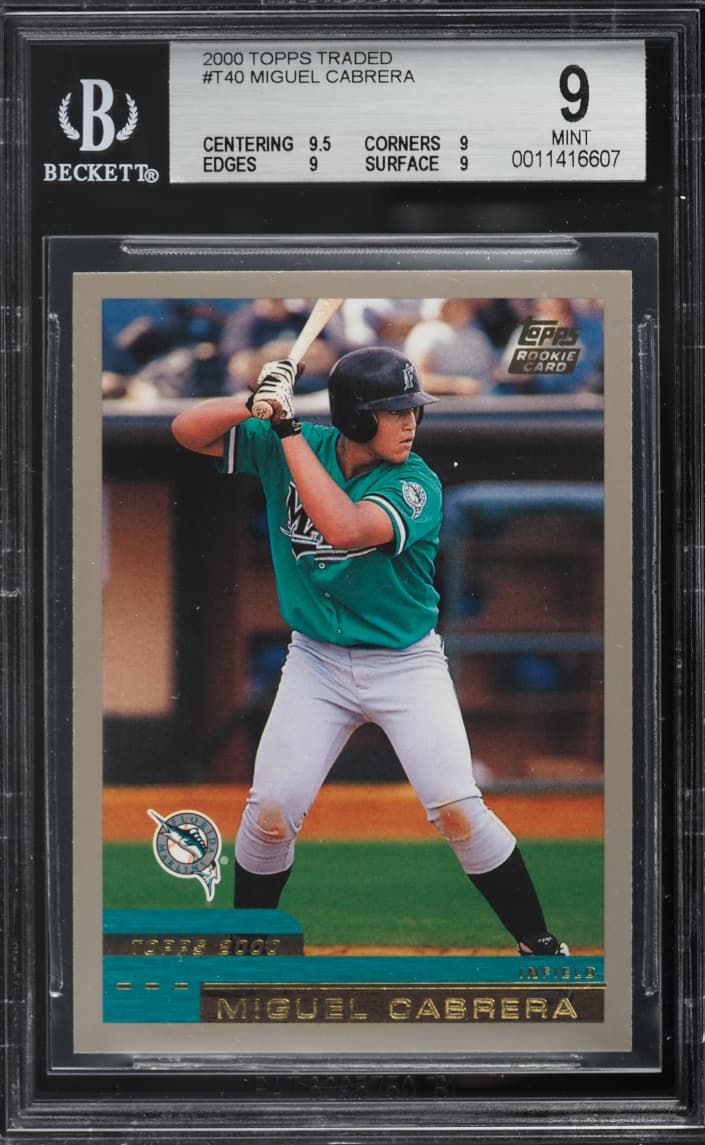 Topps Traded Miguel Cabrera ROOKIE #T40