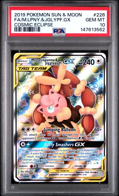 Full Art/Mega Lopunny & Jigglypuff GX