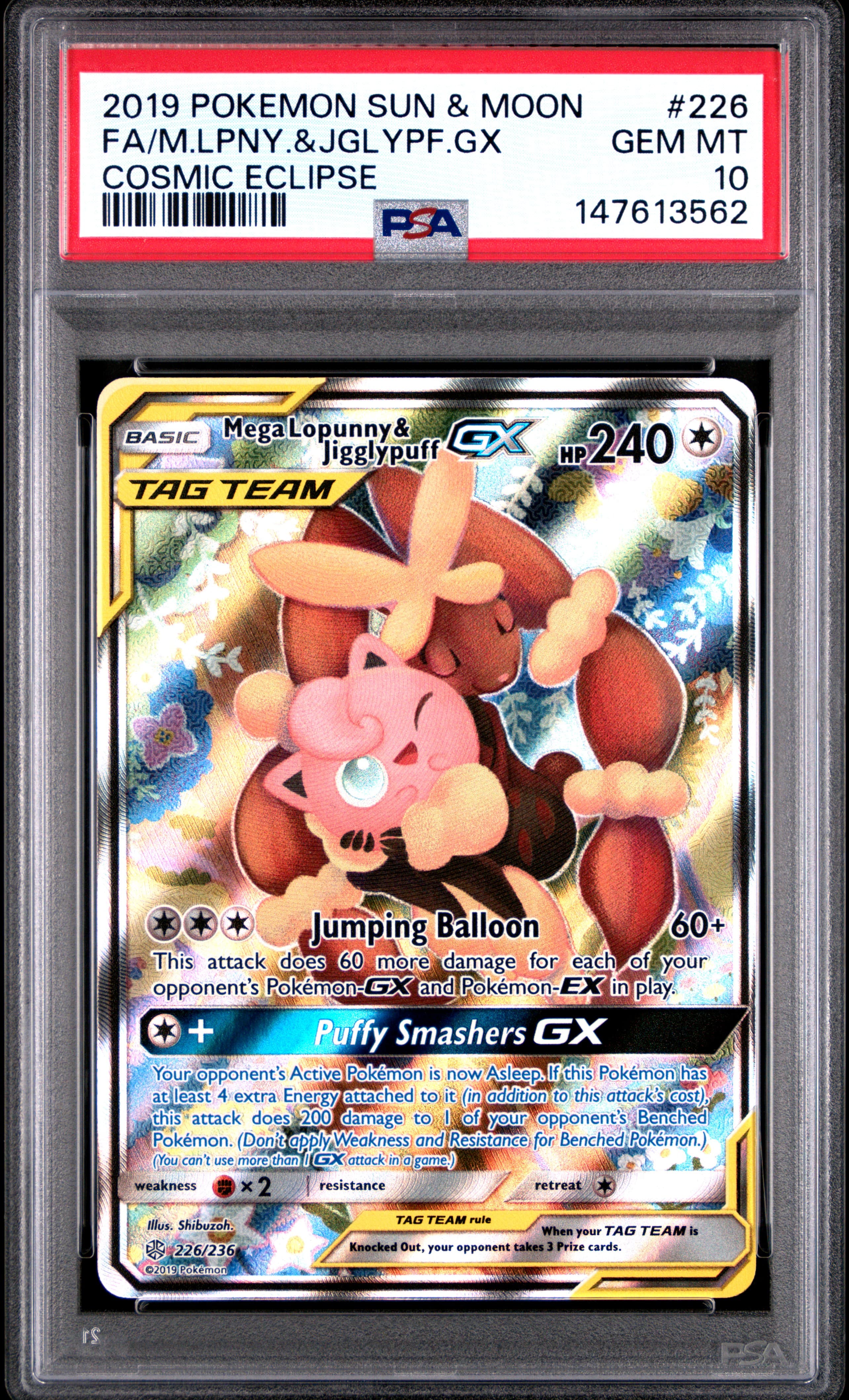 Full Art/Mega Lopunny & Jigglypuff GX