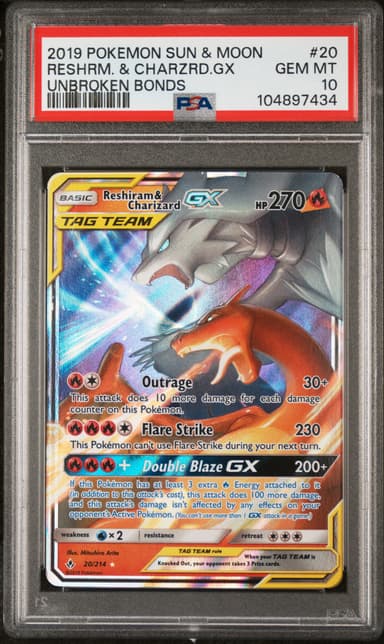 Reshiram & Charizard GX