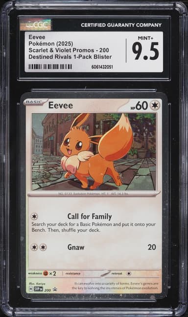 Pokemon Scarlet & Violet Promo Destined Rivals Eevee #200