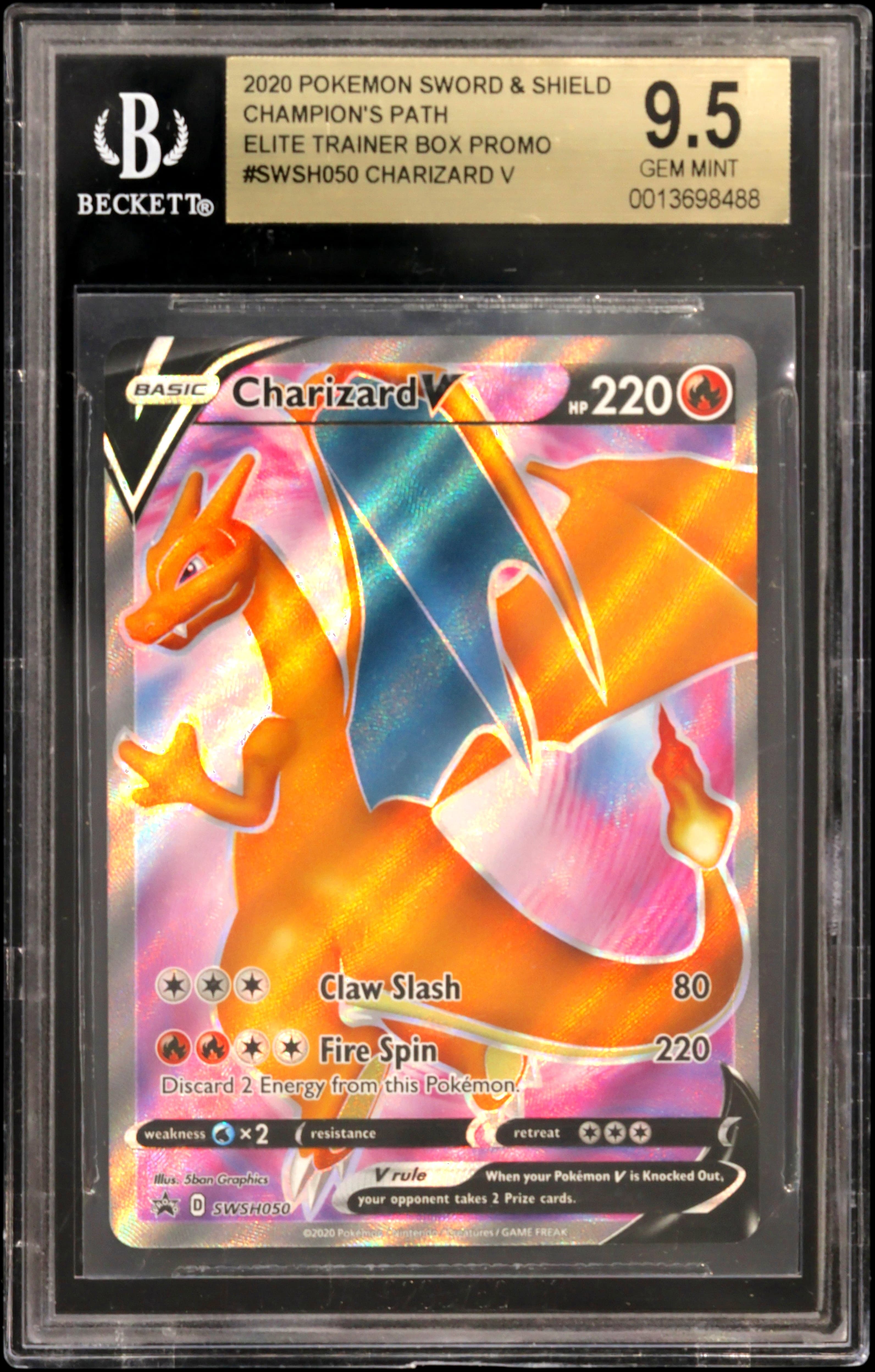 Charizard V/(Champion's Path Elite Trainer Box)