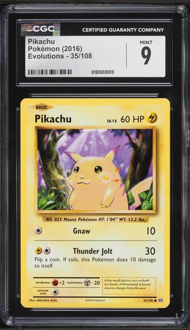 Pokemon XY Evolutions Pikachu #35