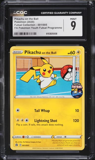 Pokemon Sword & Shield Futsal Collection Youth Pikachu On The Ball #1