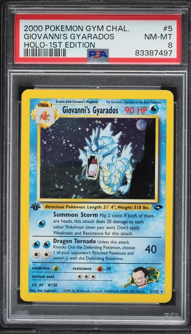 Gym Challenge 1st Edition Holo Giovanni's Gyarados NM-MT