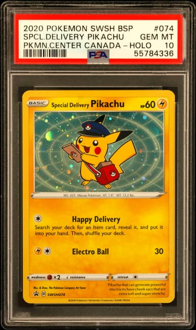 Special Delivery Pikachu-Holo