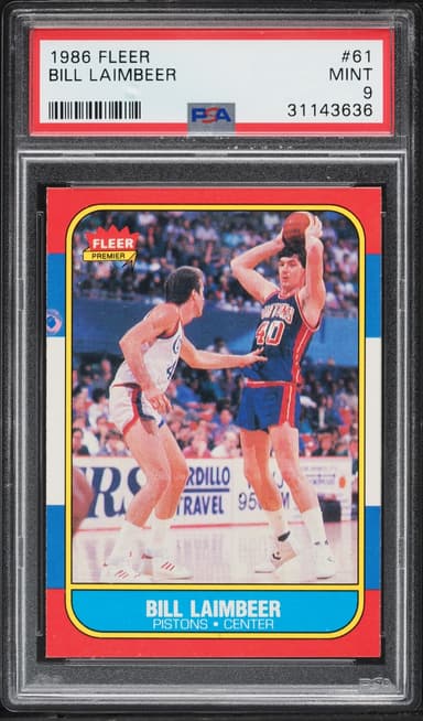 Fleer Basketball Bill Laimbeer #61