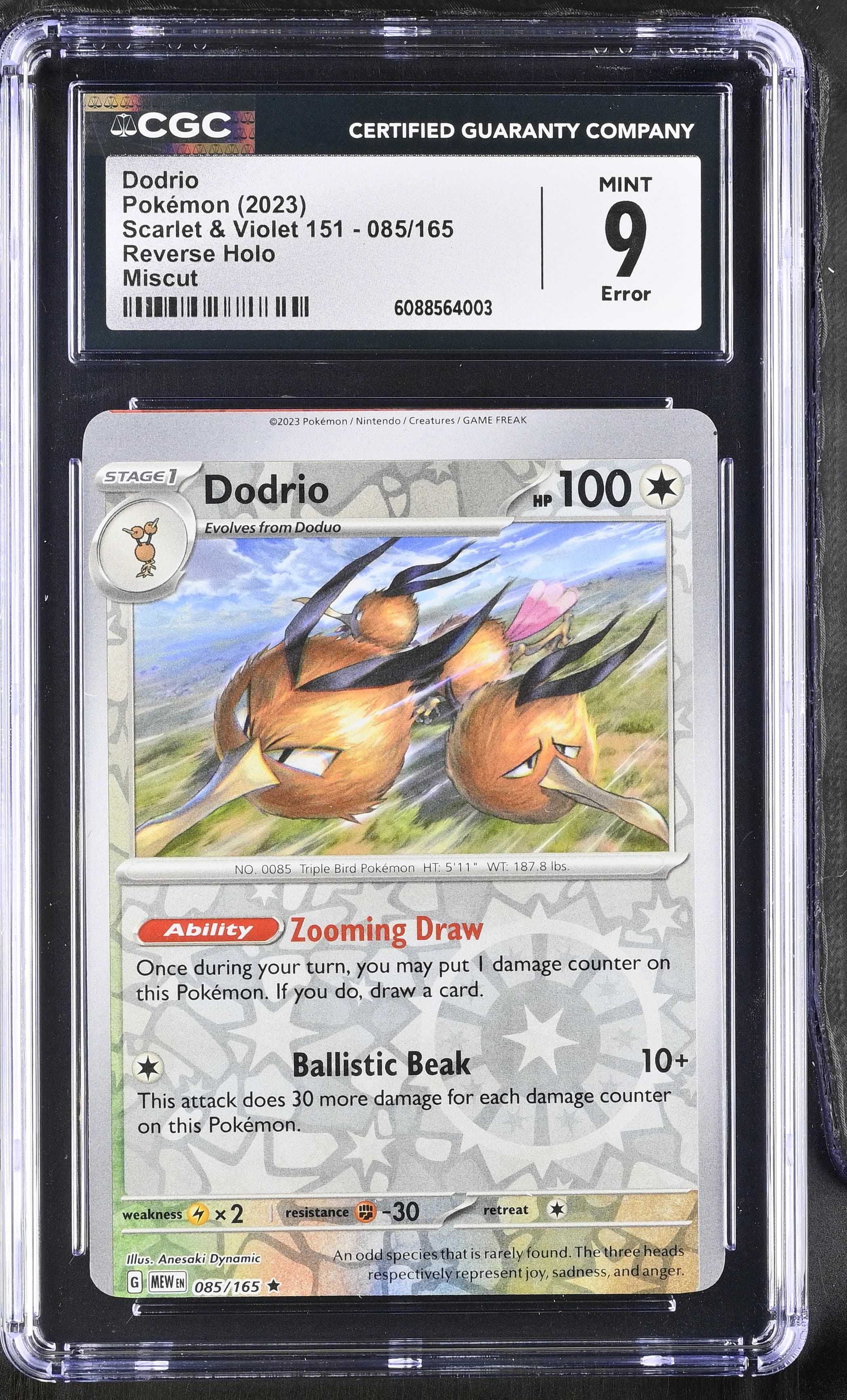 Dodrio Reverse Holo