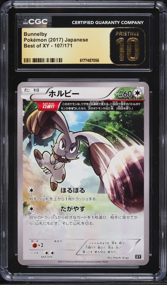 Pokemon Japanese Best Of XY Bunnelby #107