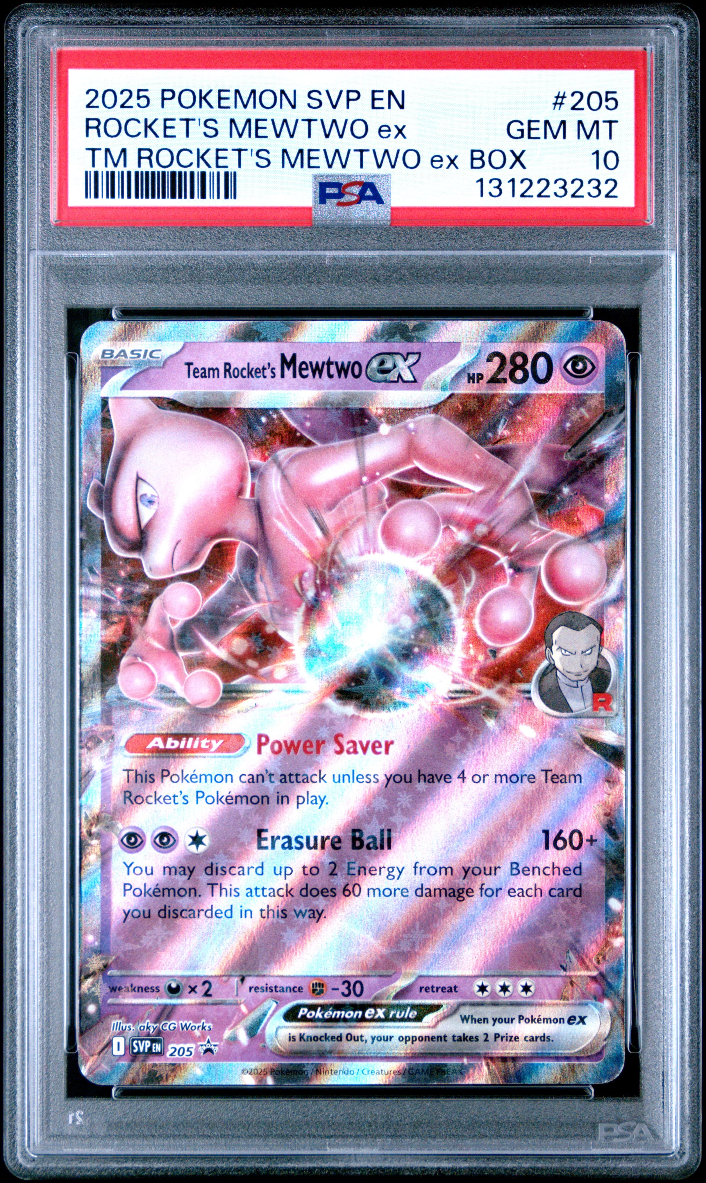 Team Rocket's Mewtwo EX