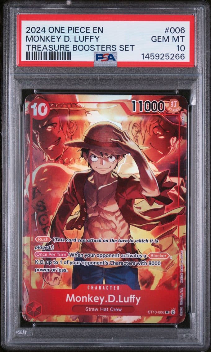 2024 #006 Monkey D. Luffy PSA 10