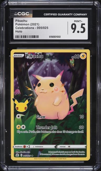 Pokemon Sword & Shield Celebrations Full Art Pikachu #5