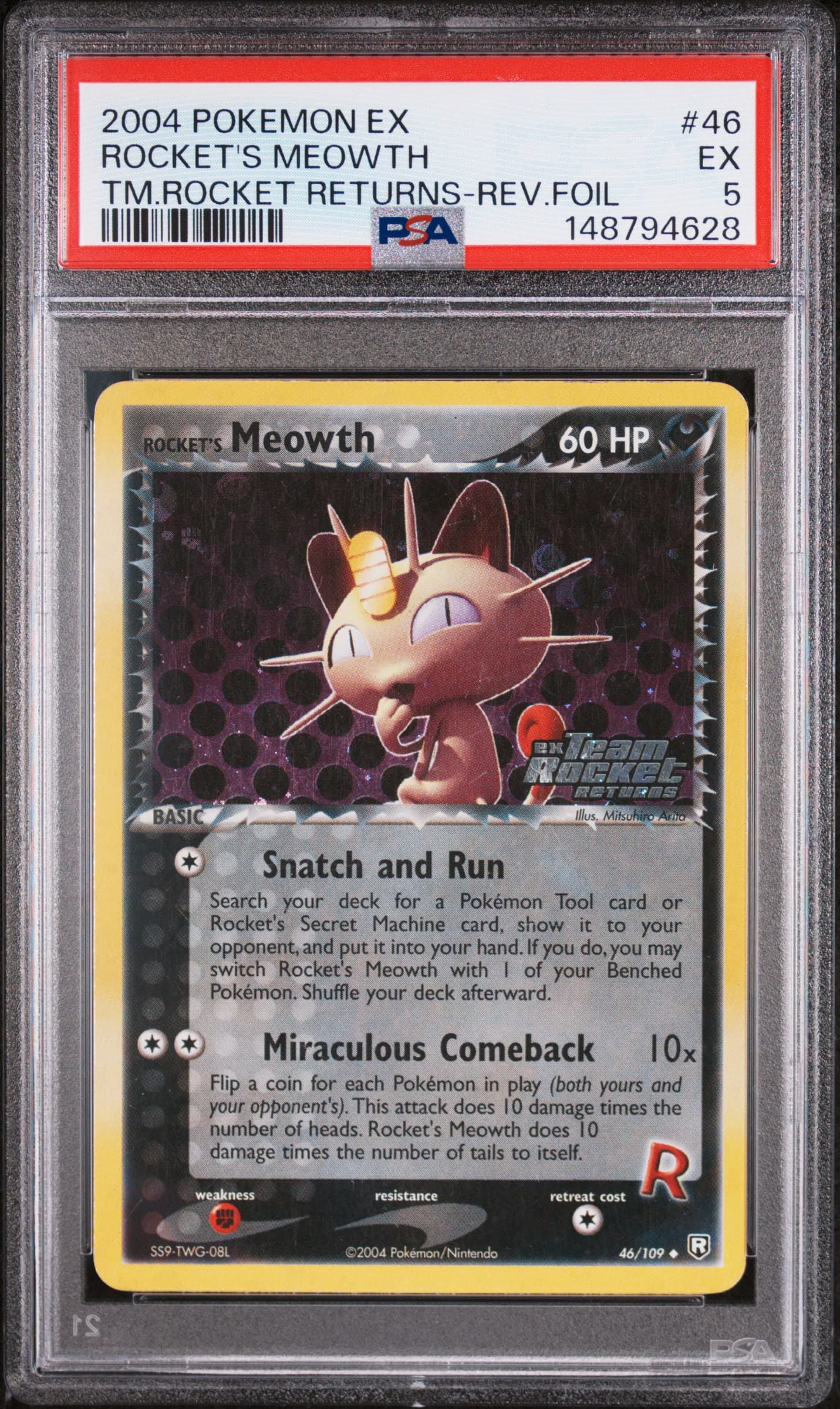 Rocket's Meowth-Reverse Foil