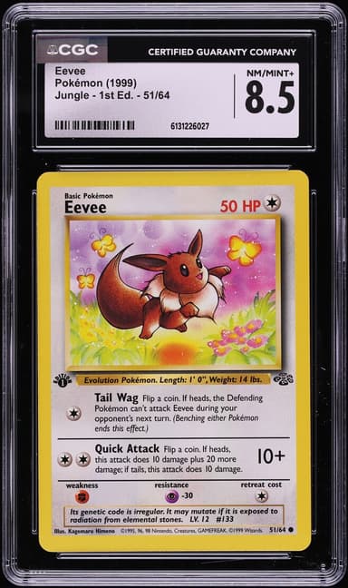 Pokemon Jungle 1st Edition Eevee #51