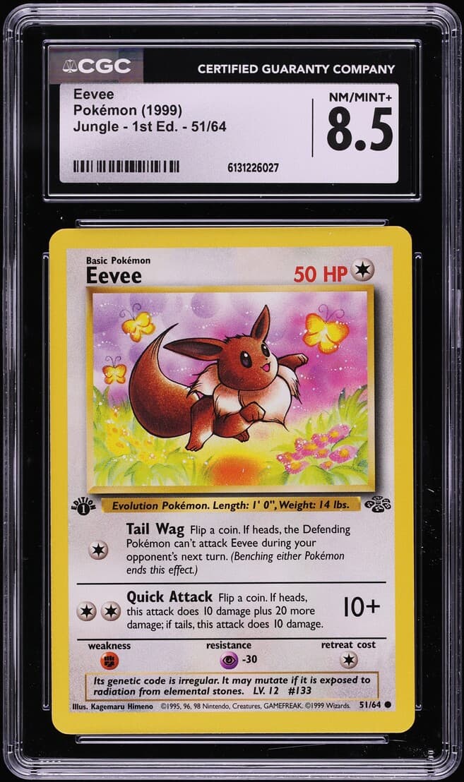 Pokemon Jungle 1st Edition Eevee #51