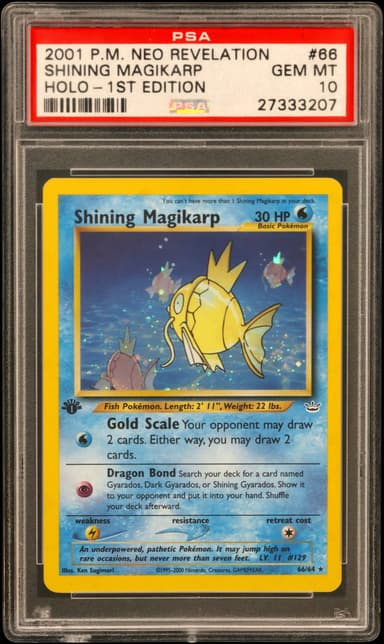 Shining Magikarp-Holo 1st Edition
