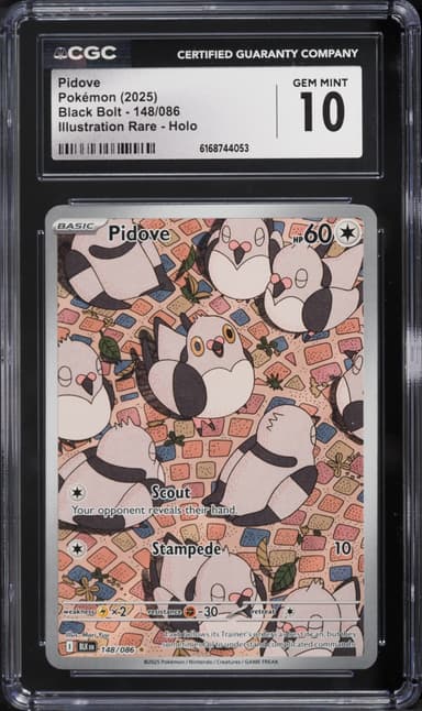 Pokemon Scarlet & Violet Black Bolt IR Pidove #148