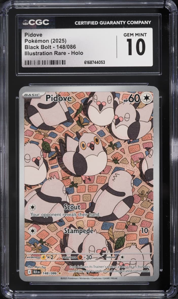 Pokemon Scarlet & Violet Black Bolt IR Pidove #148