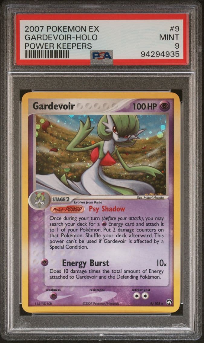 2007 #9 Gardevoir-Holo PSA 9 EX 