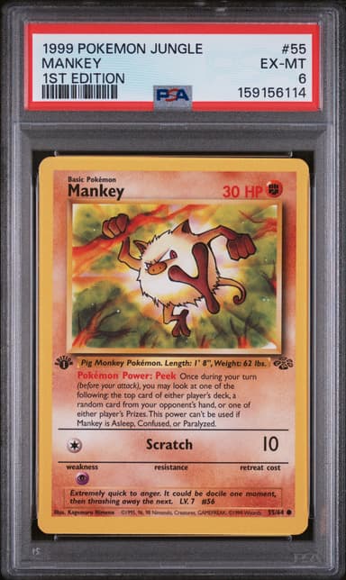 Mankey 1st Edition
