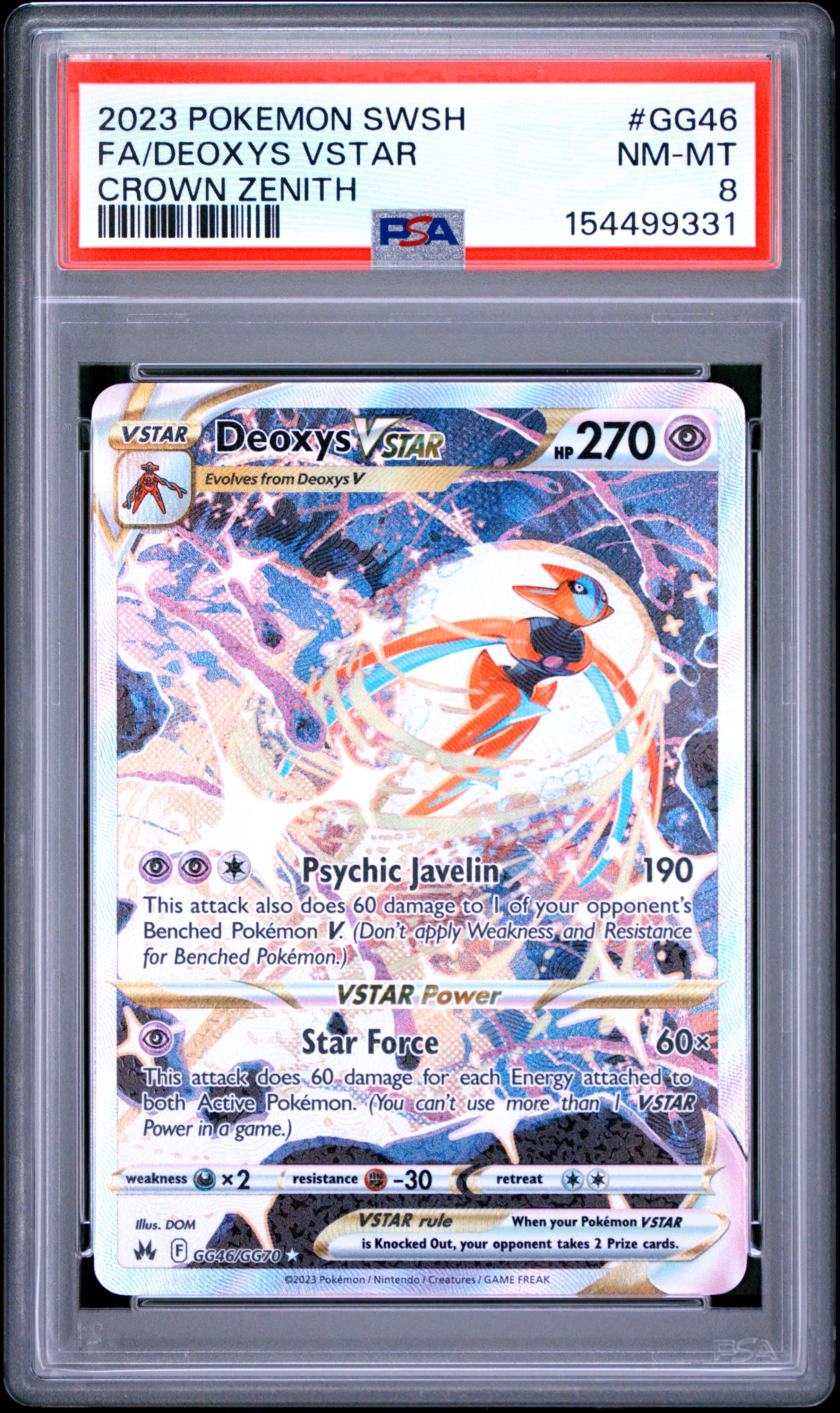 FA/DEOXYS VSTAR