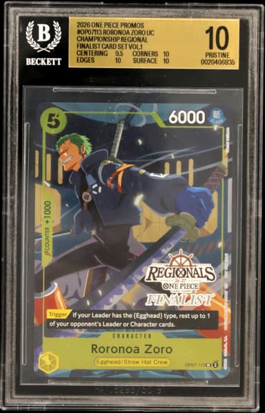 Roronoa Zoro UC/(Championship 26-27 Regional Finalist Card Set Vol.1)