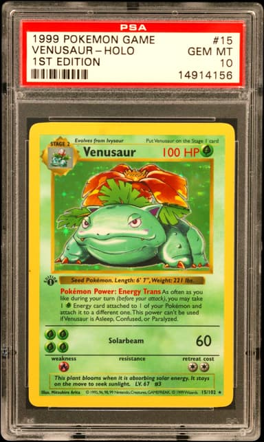 Venusaur-Holo 1st Edition