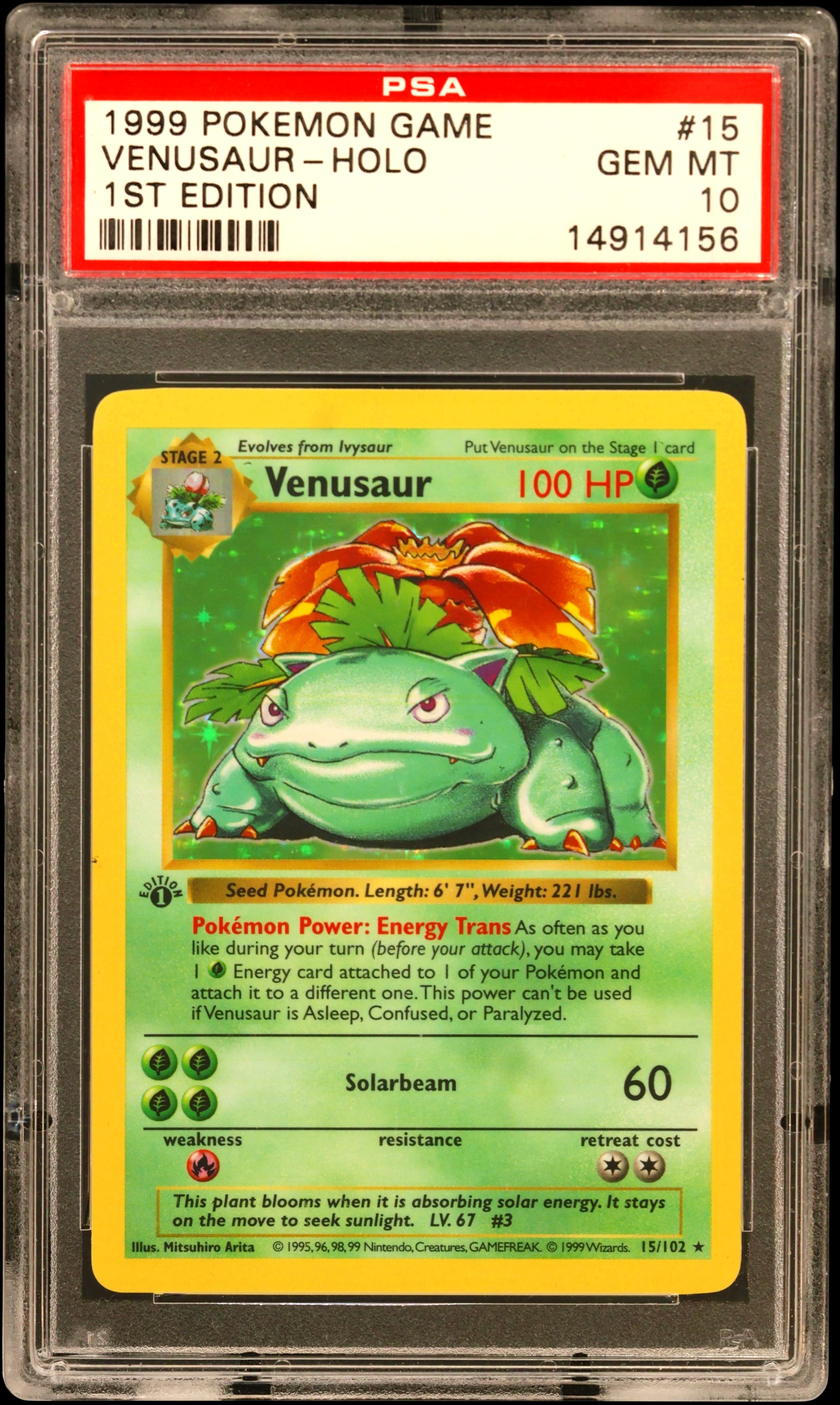 Venusaur-Holo 1st Edition
